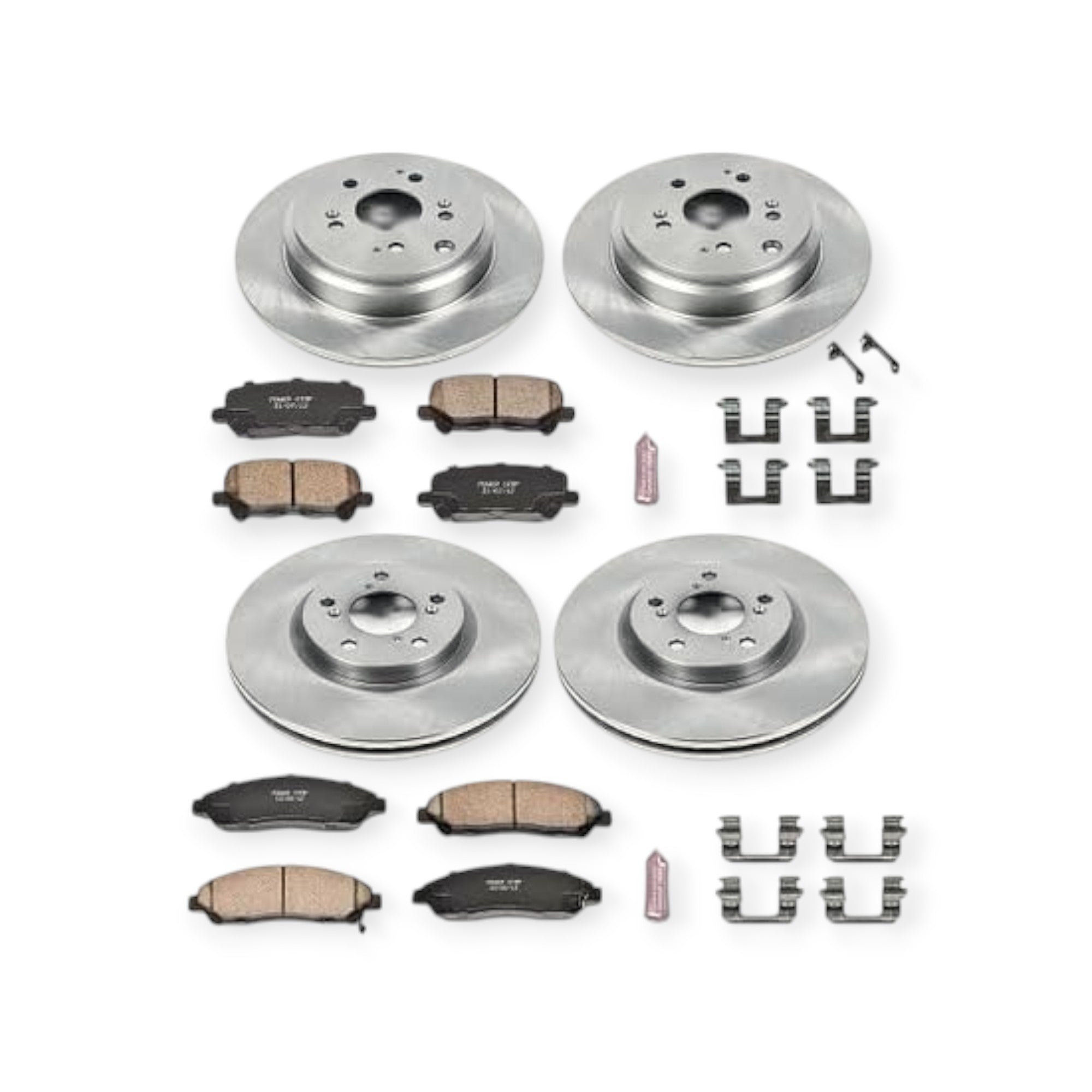 Power Stop Autospecialty Front & Rear Brake Kit for Lexus IS250 2006-2013 | High-Performance Braking System for Daily Commuting & Road Trips