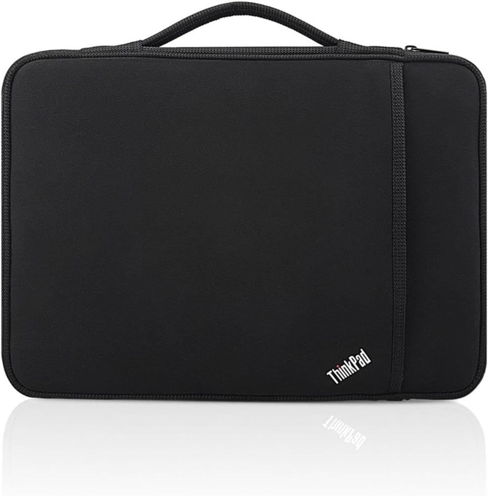 Lenovo ThinkPad 14 Inch Laptop Sleeve - Protective Case Compatible with MacBook Air, MacBook Pro & Notebooks - Durable Black Neoprene Cover for Work, Travel & School