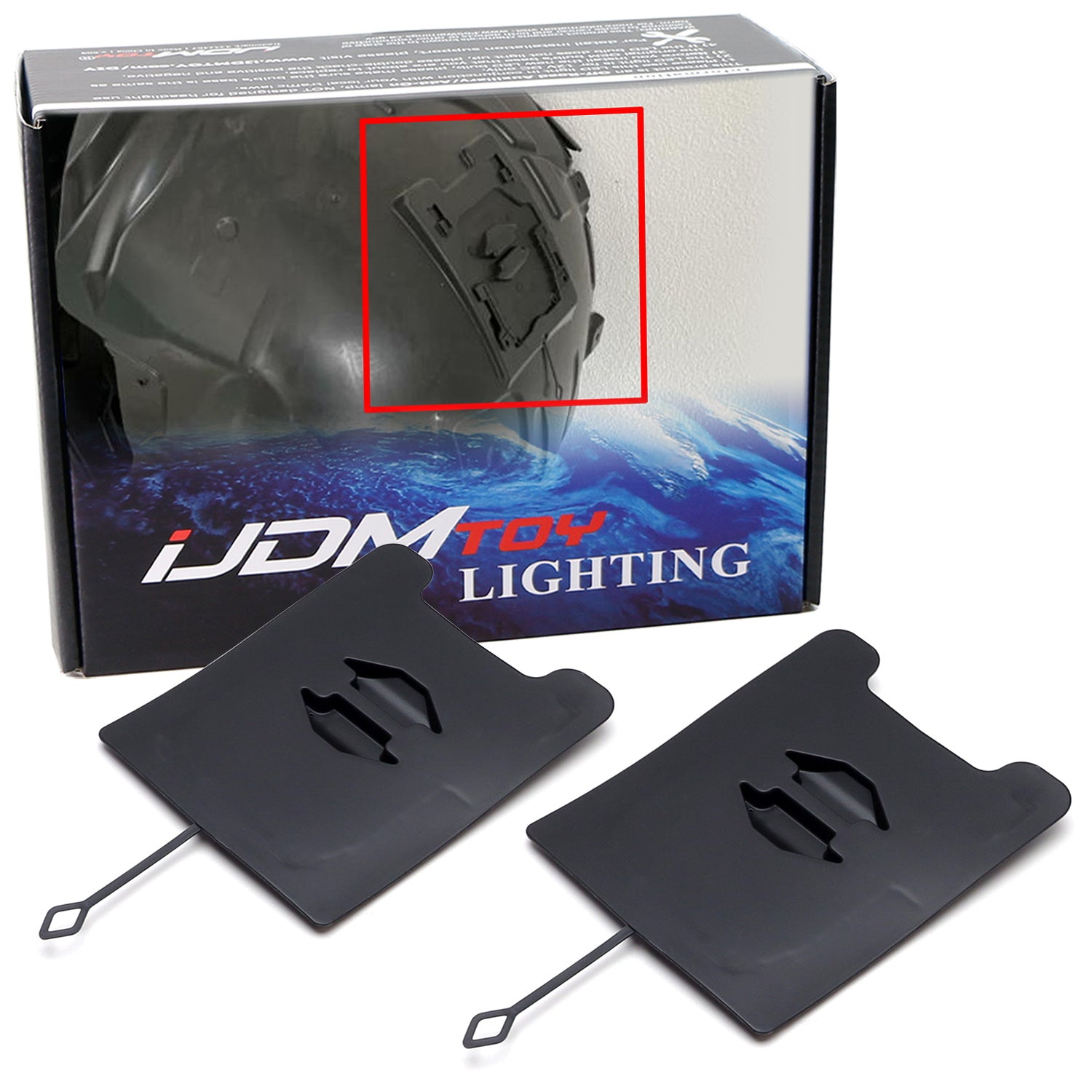 (2) OE Spec Wheel Well Cover Caps for Mercedes GLA & SLK Class - Headlamp & Fog Light Accessories | Perfect for Off-Road Protection & Custom Styling