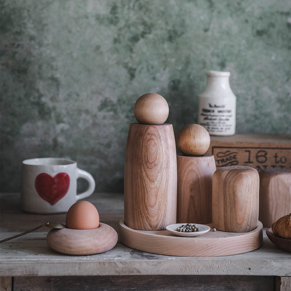 Premium Handcrafted Maple Wood Pepper Grinder - Adjustable Coarseness for Freshly Ground Spices - Perfect for Kitchen, Dining Table & Gourmet Cooking