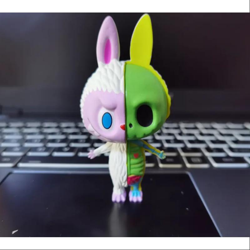 Labubu The Monsters Half LIMITED Edition Collectible Figure - Cute Anime Character Toy for Display & Gift Giving - Perfect for Home Decor, Office Desk, and Pop Culture Enthusiasts