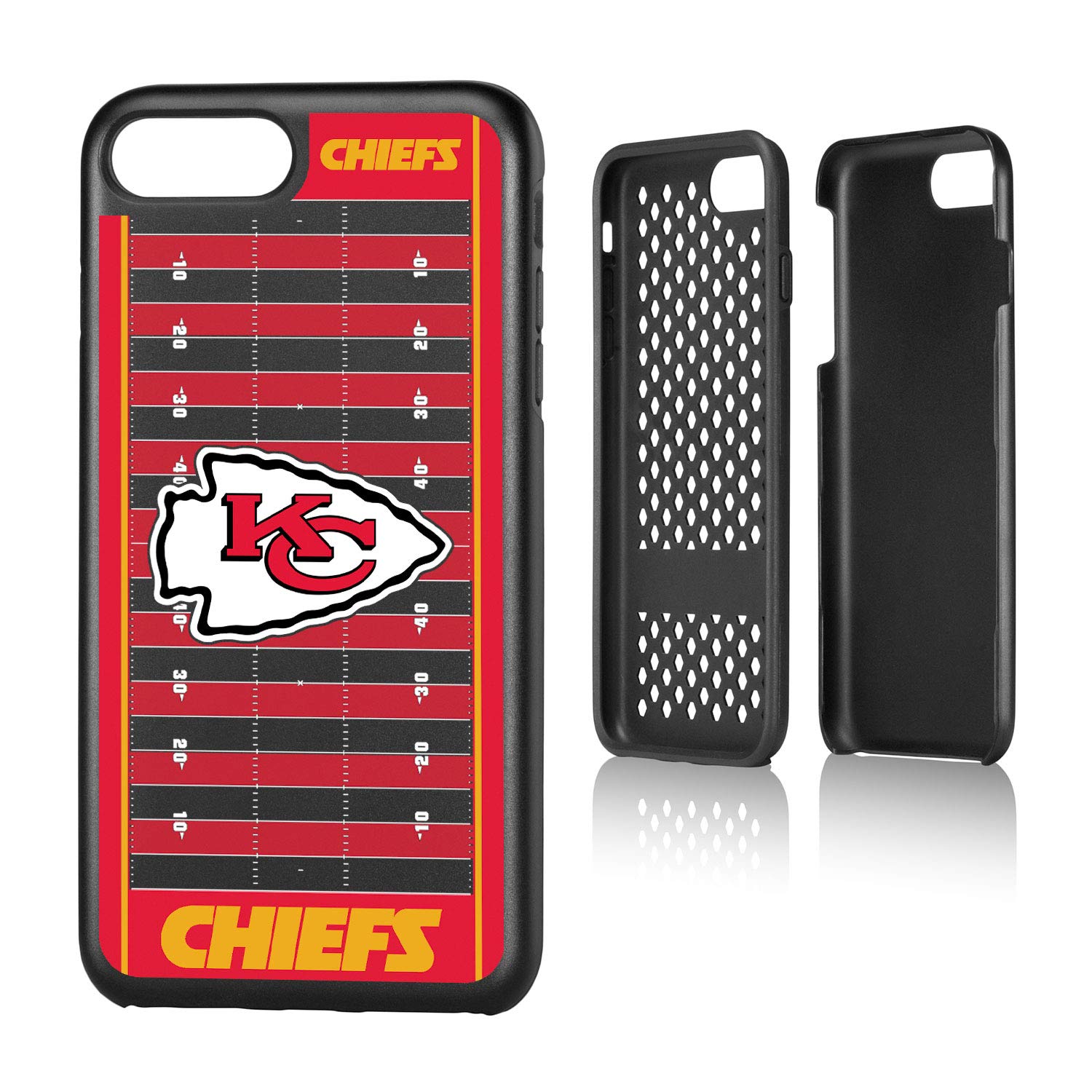 Kansas City Chiefs iPhone Case - Rugged Field Design with Shockproof Protection | Perfect for Football Fans & Game Day Enthusiasts