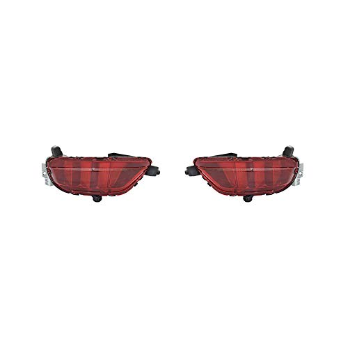 RAREELECTRICAL New Rear Pair of Reflector Lights Compatible with Mazda CX-5 2017 KB8A-51-5L0C MA1184108 - Perfect for Night Driving & Enhanced Safety