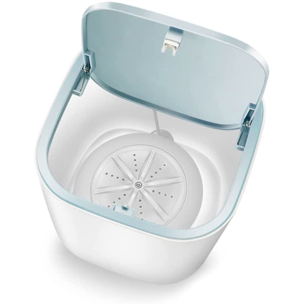 Camilia Portable Electric Washing Machine - USB Powered Mini Washer for Underwear, Socks & Baby Clothes | Compact & Lightweight Design | Perfect for Travel, Camping, Dorms & Small Apartments (White)