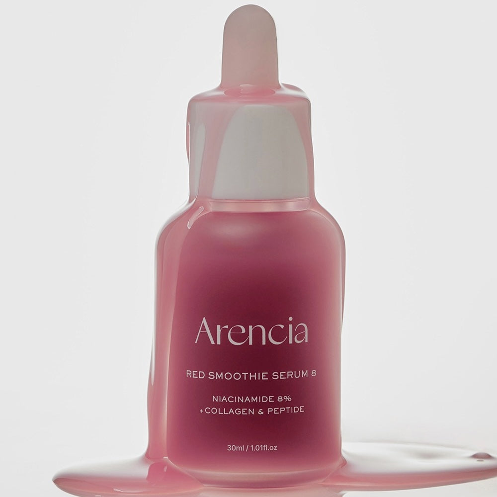Arencia Fresh Red Smoothie Serum - 30ml Hydrating & Brightening Facial Serum for Glowing Skin | Perfect for Morning Skincare Routine & Anti-Aging Care