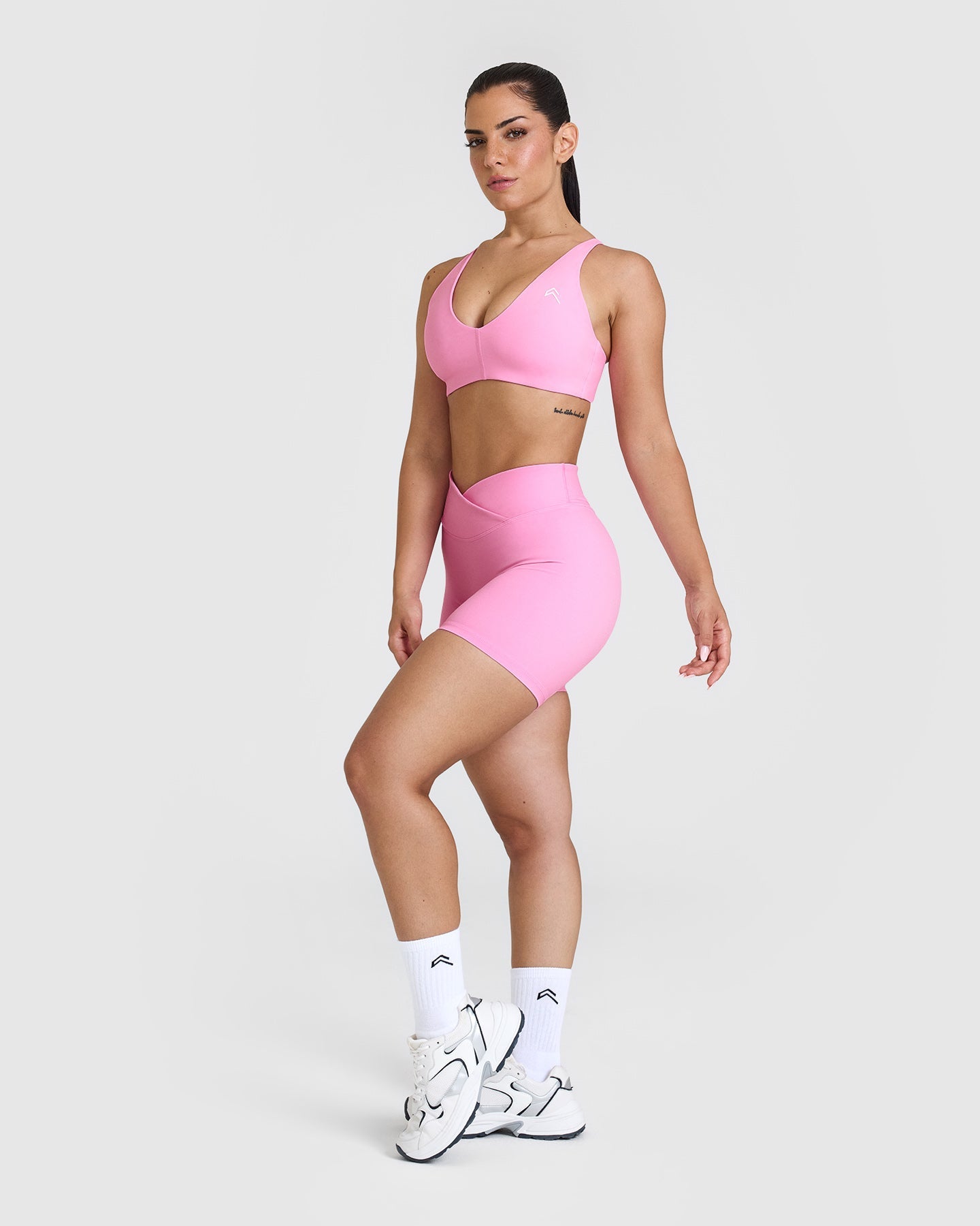 Unified Micro Bralette - Seamless Wireless Comfort Bra in Power Pink | Yoga, Workout & Everyday Wear
