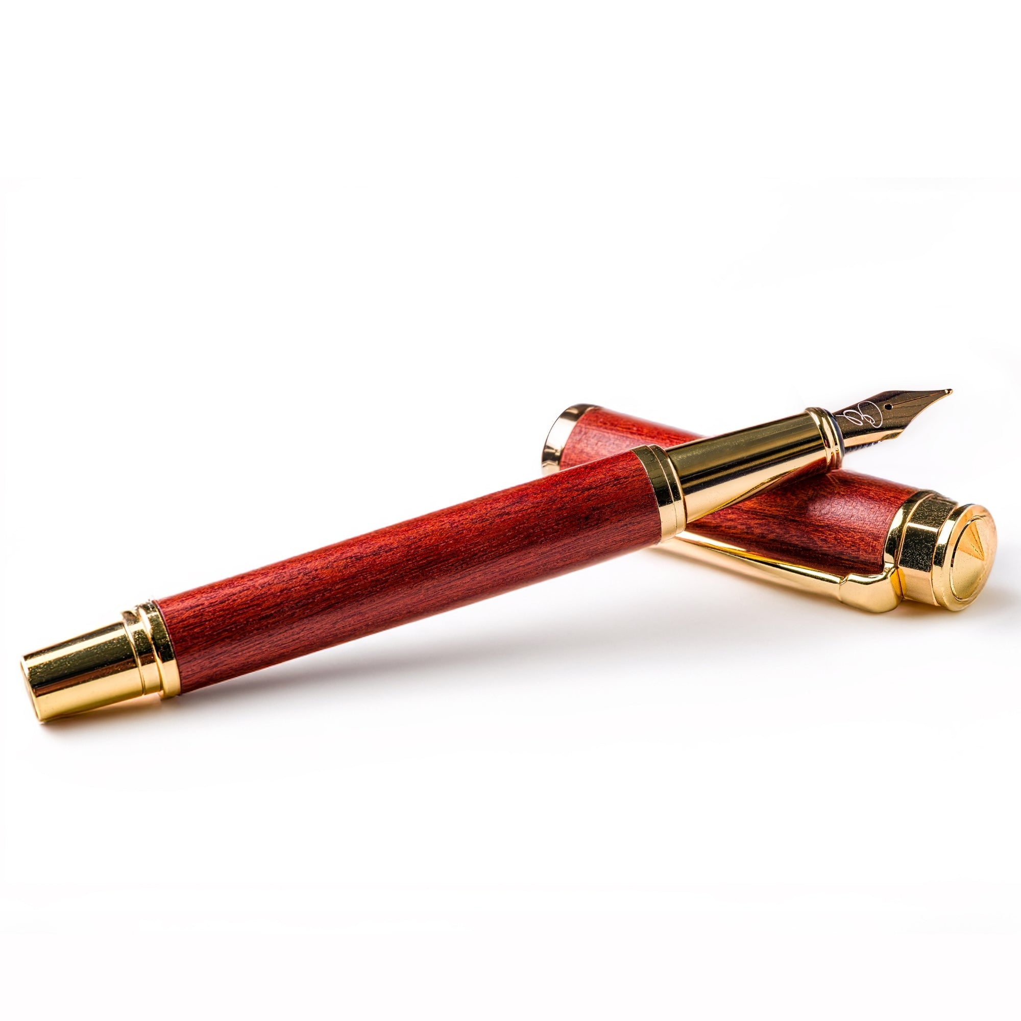 Premium Rosewood Radiance Fountain Pen - Elegant Handcrafted Wooden Pen for Writing, Calligraphy & Gifting - Perfect for Professionals, Students & Collectors