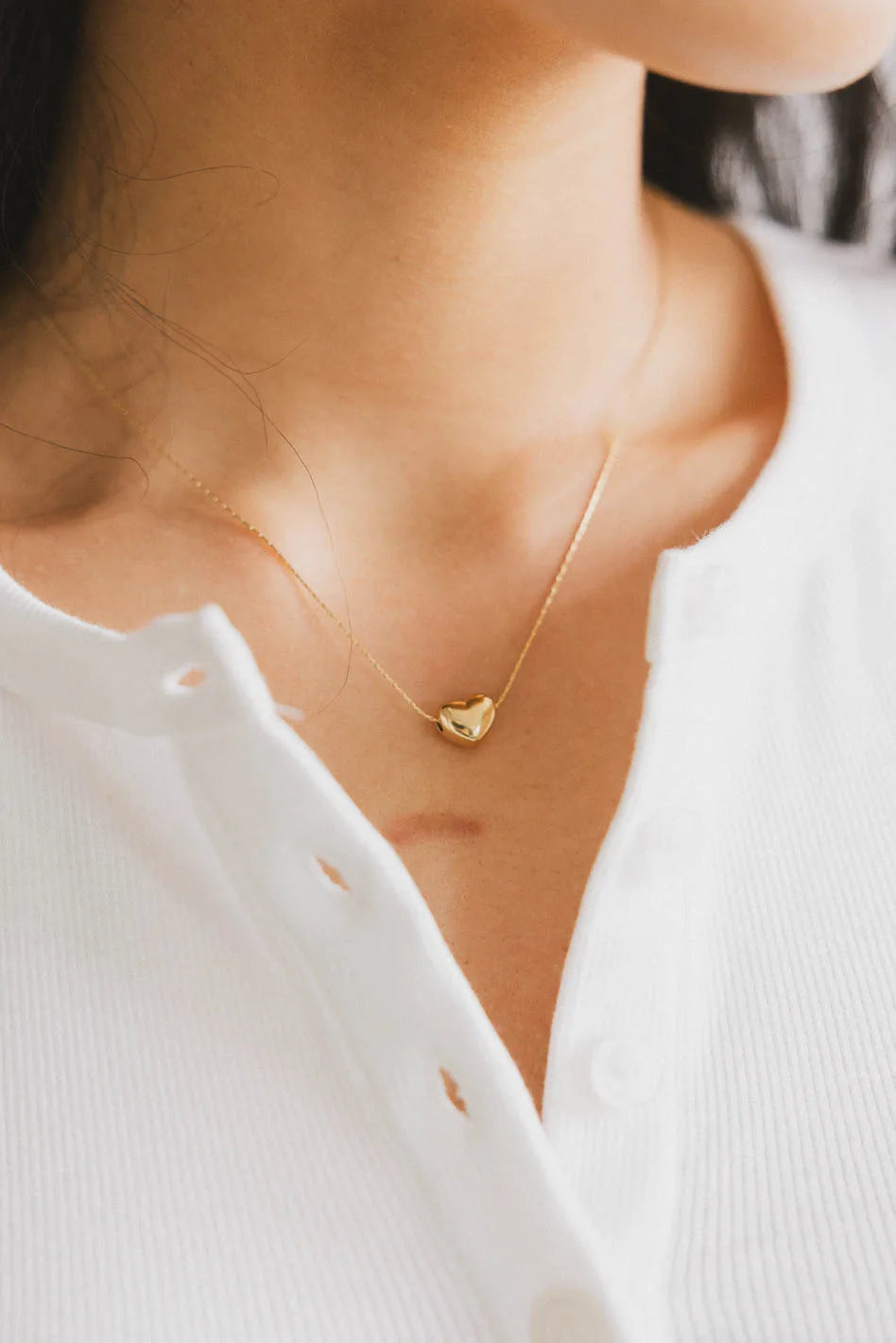 Alina Heart Necklace for Women - Elegant 18K Gold Plated Pendant with Cubic Zirconia - Perfect Gift for Valentine's Day, Anniversary & Romantic Occasions
