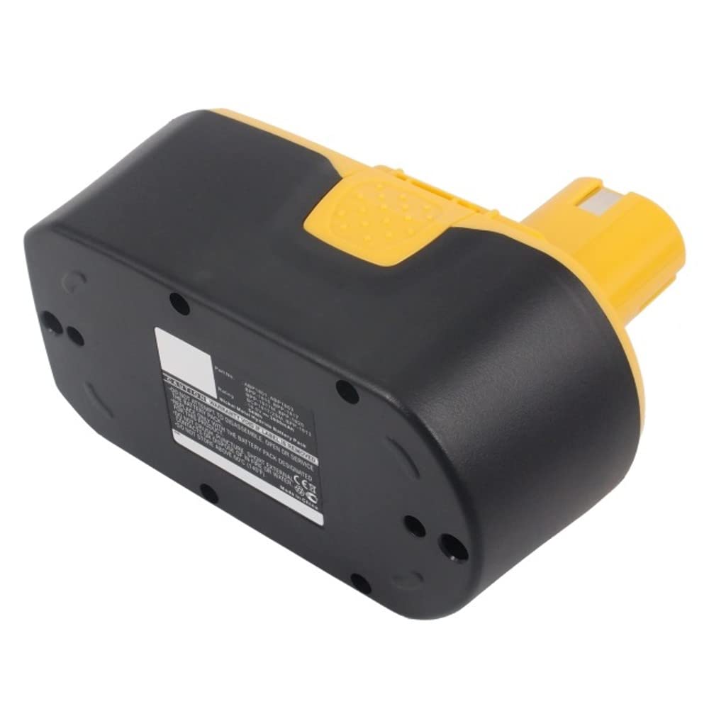 Synergy Digital 18V 3000mAh Ni-MH Replacement Battery for Ryobi P520 Power Tools - Compatible with Ryobi BPP-1813 Battery - Ultra High Capacity for Drilling, Sawing, and DIY Projects