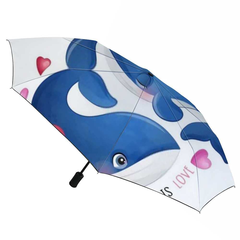 Windproof Travel Umbrella - Compact Folding Auto Open/Close Rain Umbrella for Men & Women - Lightweight & Durable for Golf, Commuting, Hiking & Outdoor Activities