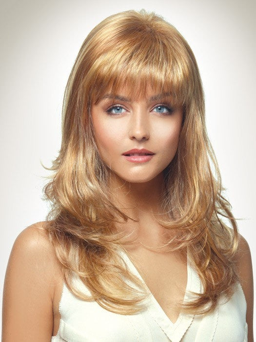 Bethenny Synthetic Wig with Basic Cap - Soft & Natural-Looking Hairpiece for Daily Wear, Cosplay, and Costume Parties