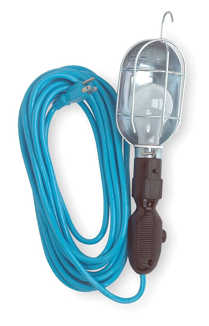 4V346 Incandescent Hand Lamp - Portable Work Light for Home, Garage, and Outdoor Use - Durable and Bright Lighting Solution for DIY, Repairs, and Camping