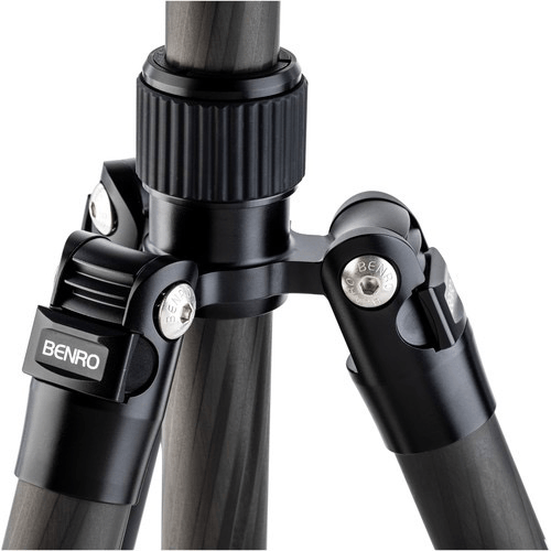 Benro Tripster Travel Tripod (2 Series) - Lightweight Carbon Fiber Tripod for Travel Photography, Vlogging & Outdoor Adventures - Compact & Durable Camera Stand for DSLR, Mirrorless & Smartphones