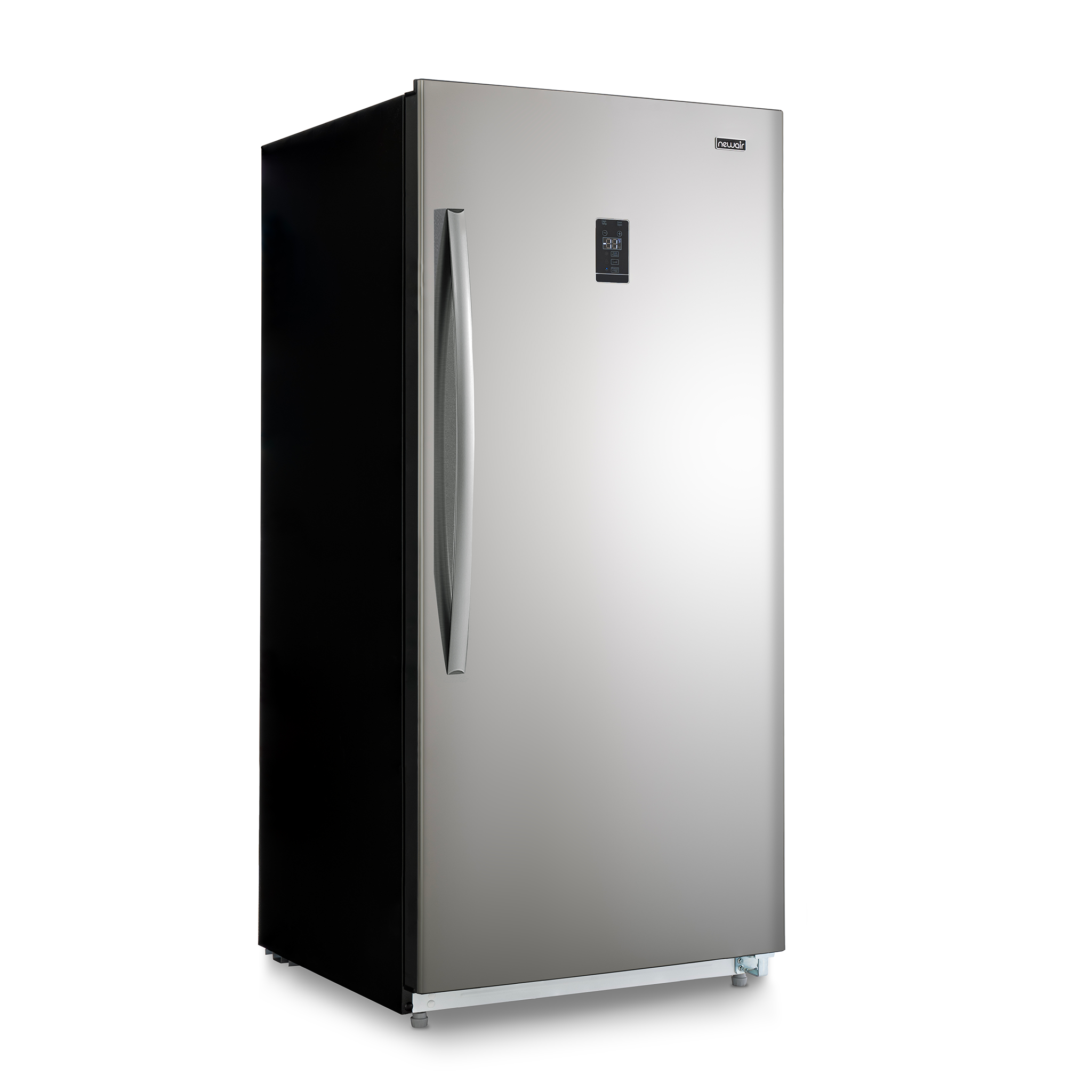 Newair® 13.8 Cu. Ft. Stainless Steel Upright Freezer - Energy Efficient Deep Freezer for Home, Restaurant & Commercial Use - Perfect for Storing Meat, Frozen Foods & Bulk Groceries
