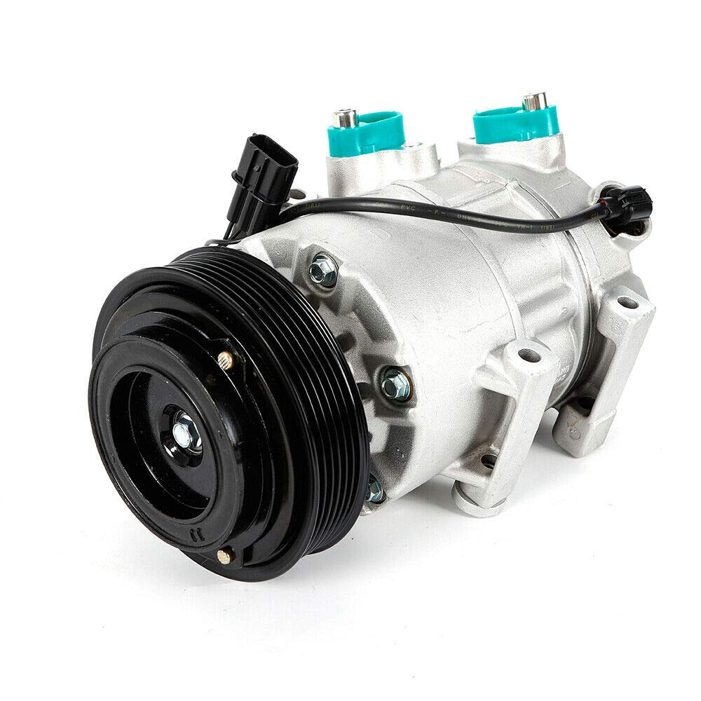 TFCFL AC Air Conditioner Compressor Replacement for 2010-2015 Hyundai Tucson 2.4L & 2011-2015 Kia Sportage - OEM Compatible Auto Part for Cool Driving Comfort
