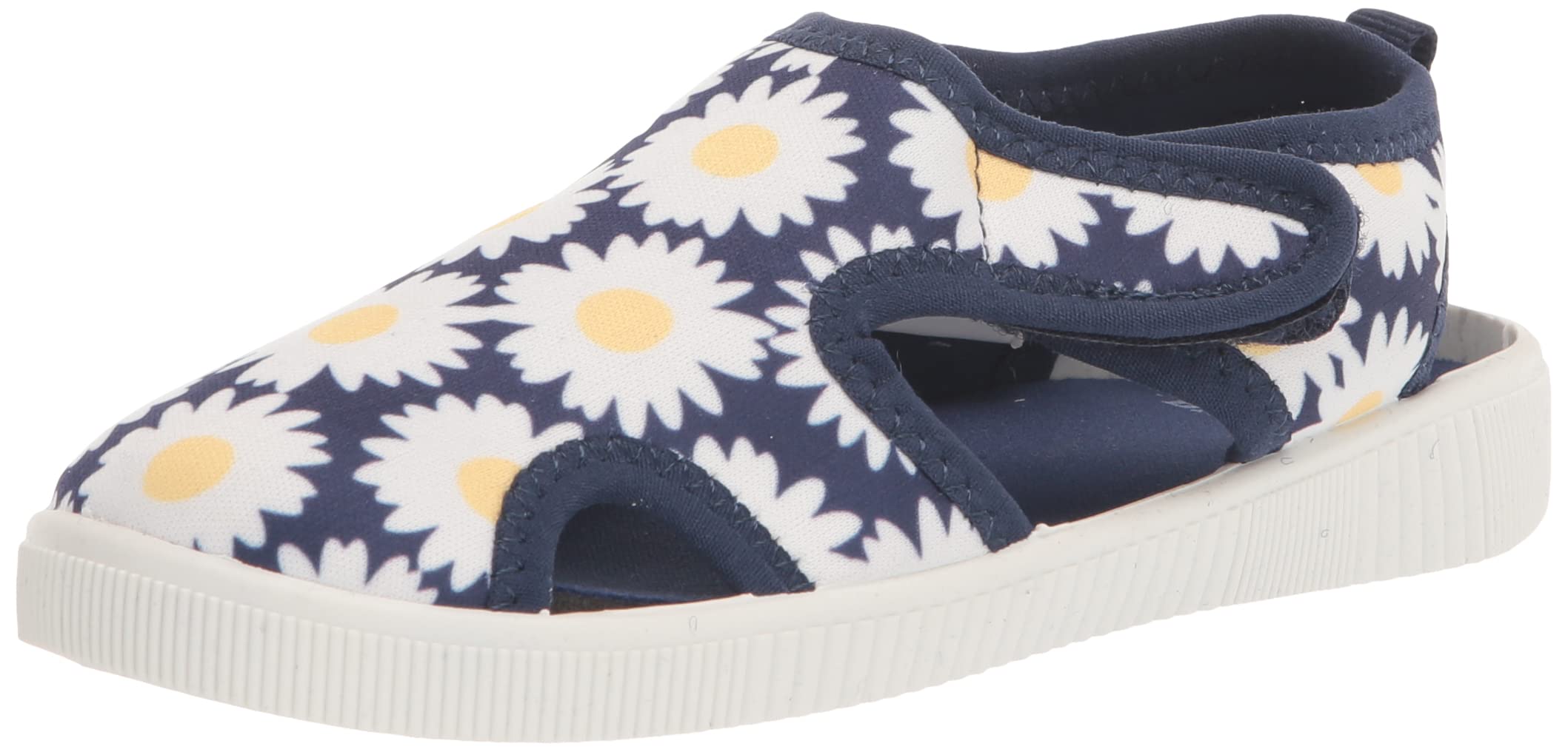 Hudson Baby Unisex Infant Sandals & Water Shoes - Daisy Print, Size 11 US - Perfect for Beach, Pool & Summer Outdoor Activities