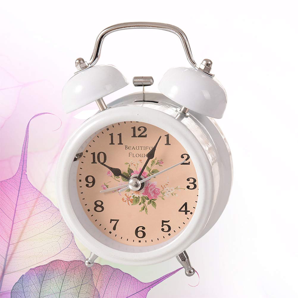 ARTIBETTER 1pc Metal Alarm Clock with Night Light for Students - Perfect for Bedroom, Desk, Dorm & Office Use