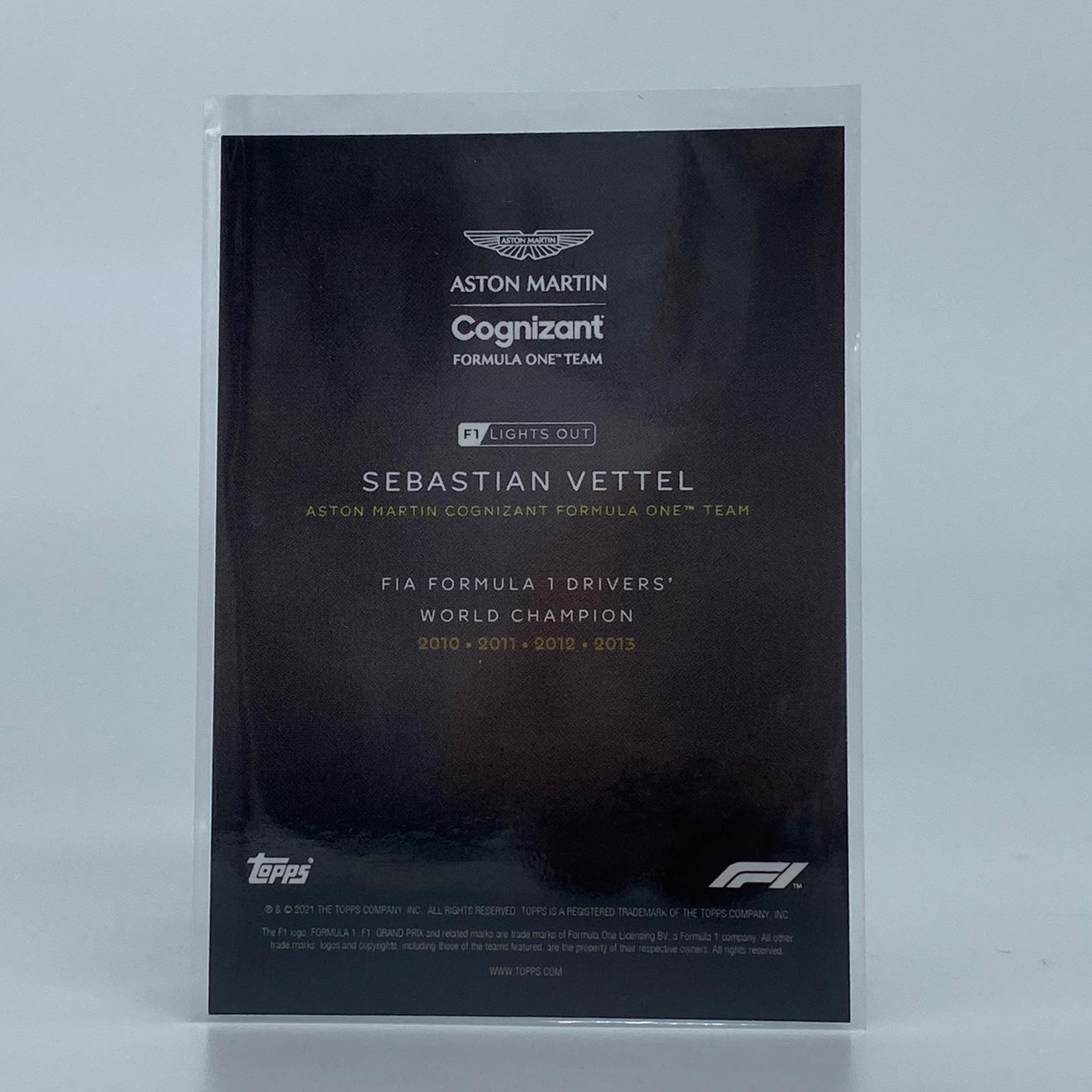 Sebastian Vettel 75 F1 World Champion Drivers Cap - Official Merchandise for Motorsport Fans & Racing Enthusiasts - Perfect for Grand Prix Events, Car Shows, and Formula 1 Collectors