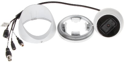 HAC HDW2509TP 5MP Full Color LED Eyeball Security Camera with 2.8mm Lens - HD CVI Surveillance for Home, Office & Outdoor Night Vision Monitoring