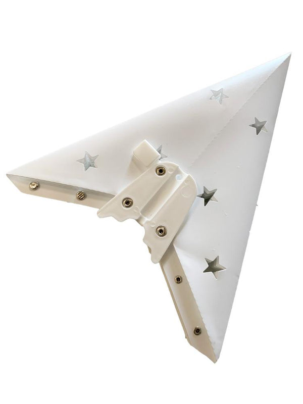 24-Pack White Weatherproof Star Lanterns - Outdoor Hanging Decoration for Garden, Patio, Party & Christmas Decor
