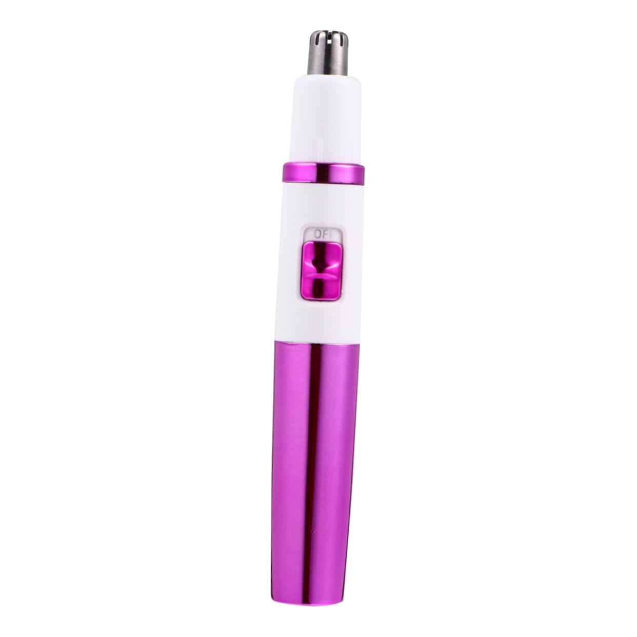 Electric Nose Hair Trimmer & Facial Hair Remover for Men - Painless Micro Epilator AE851 (Pink) - Perfect for Travel, Grooming & Personal Care