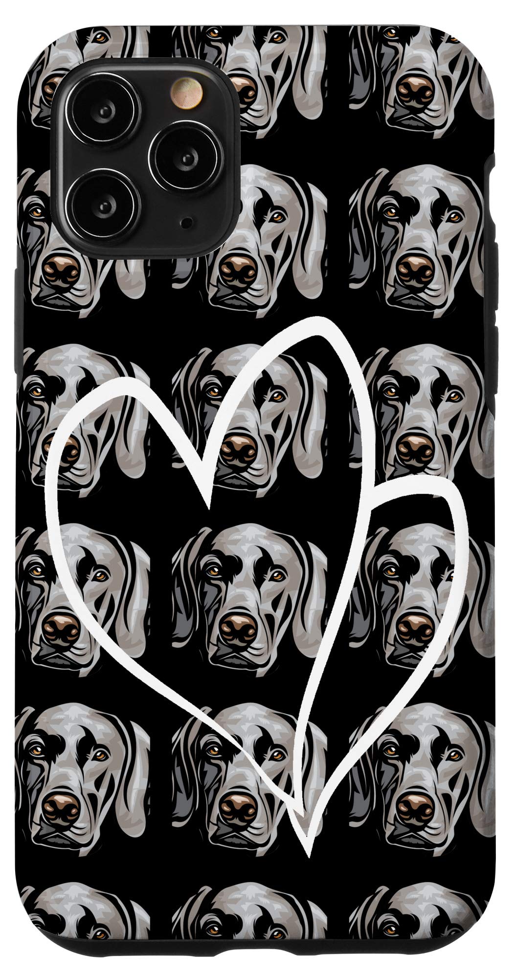 iPhone 11 Pro Case - Weimaraner Dog Print Protective Cover for Pet Lovers | Durable Slim Fit Phone Case for Daily Use, Work & Travel