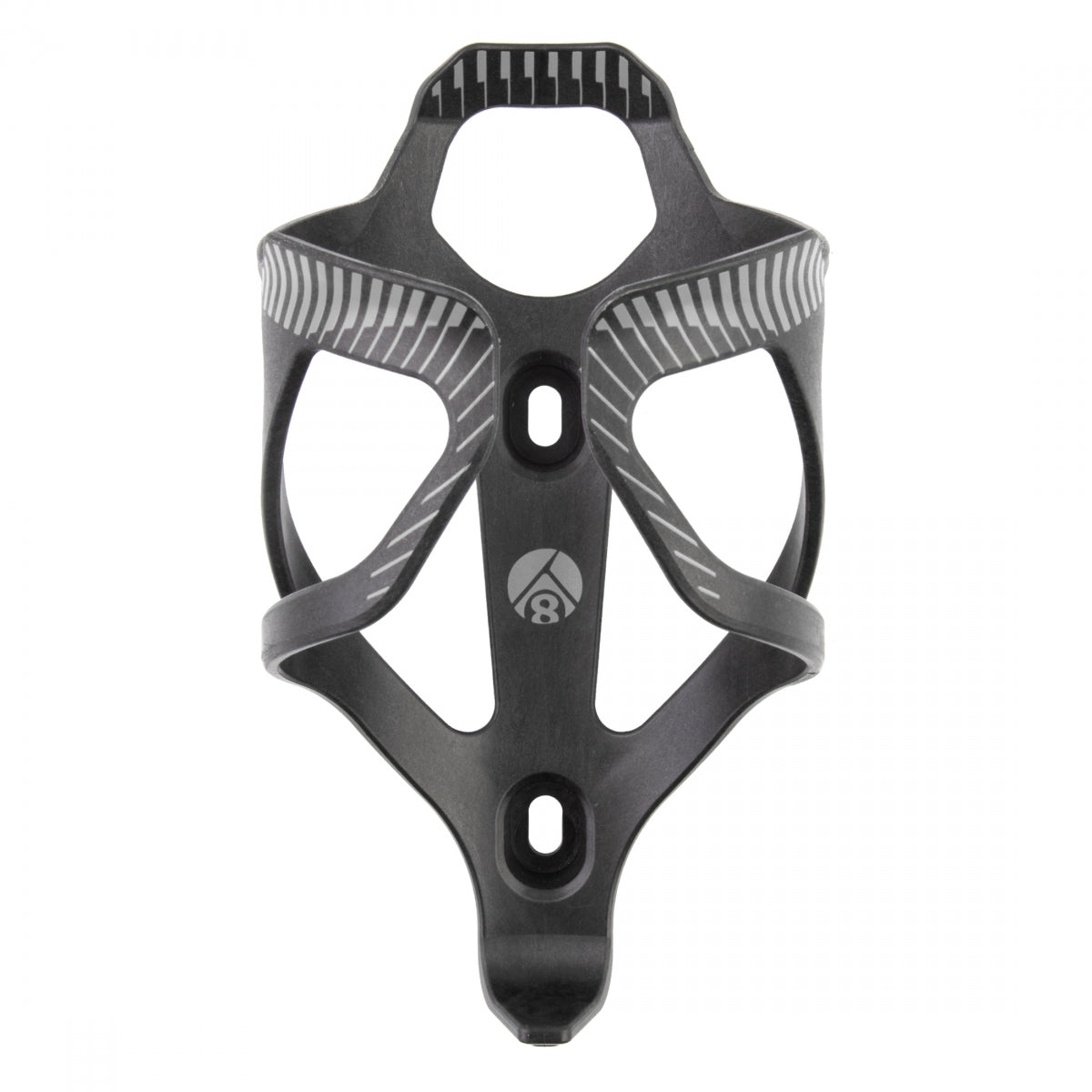2 Pack Origin8 Carbon Composite Klutch Cage Pedals - Standard Black/Grey for Road & Mountain Bikes | Lightweight & Durable Cycling Accessories for Commuting & Racing