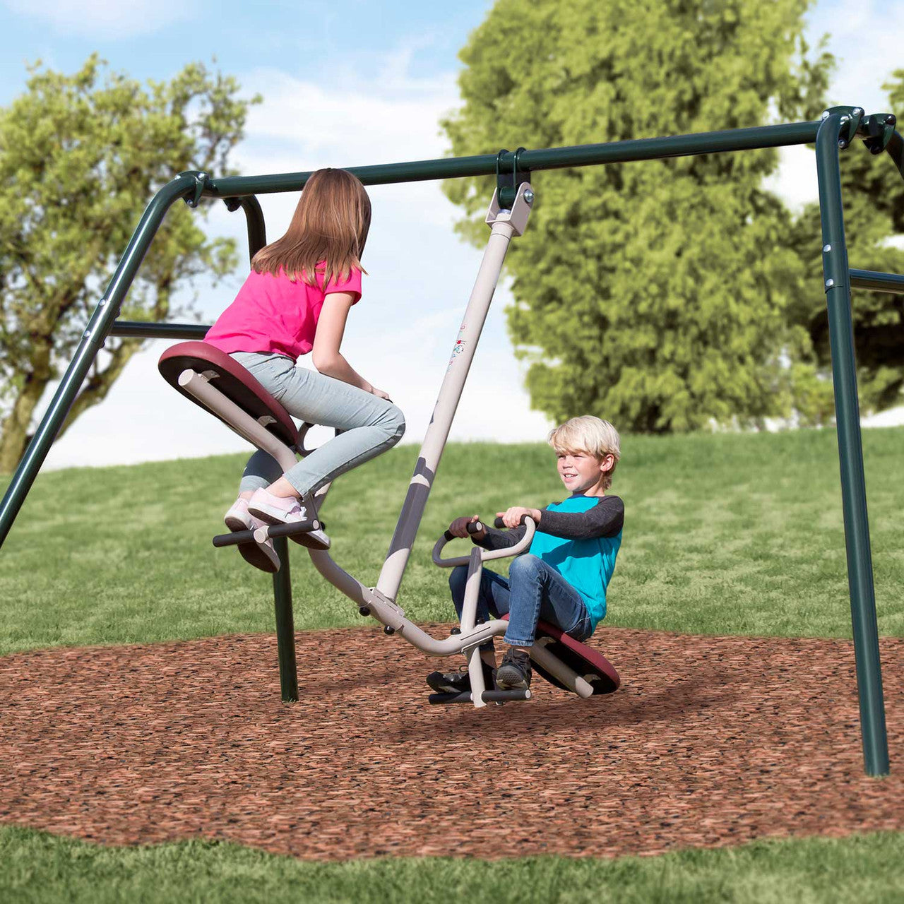 Gym Dandy Tilt A Swing - 360° Multi-Directional Baby Swing for Indoor & Outdoor Play | GD 6662 | Perfect for Backyards, Playrooms & Daycares