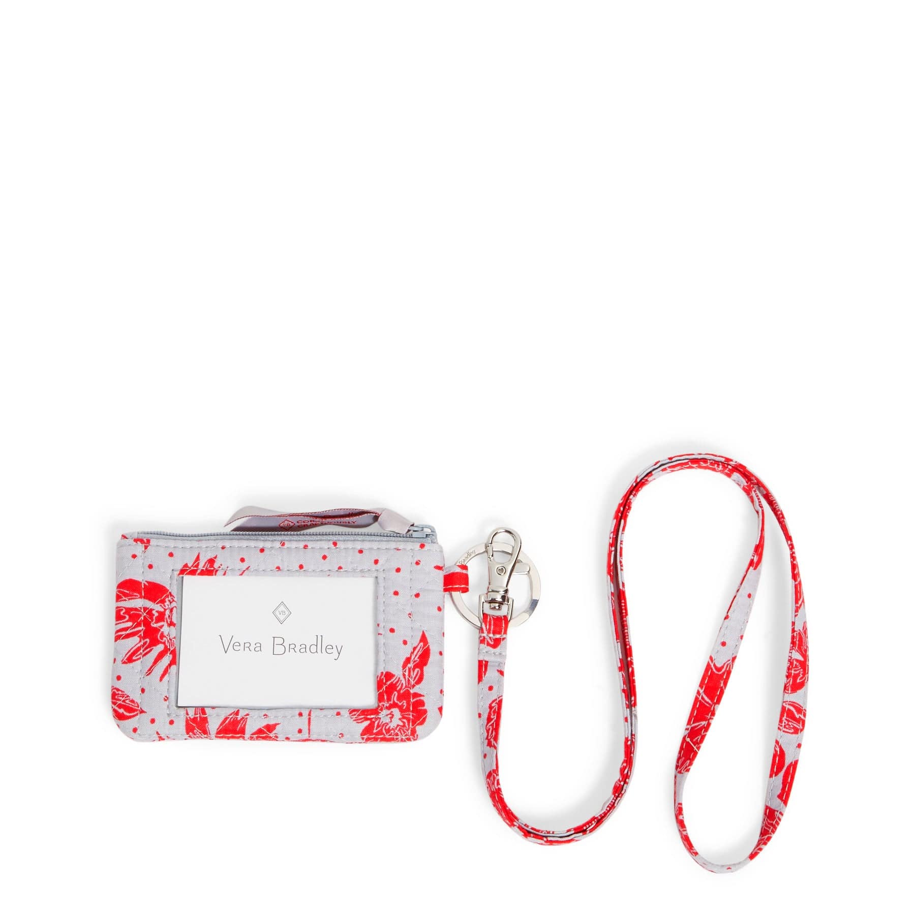 Customizable Collegiate Zip ID Lanyard with Keychain - Durable Nylon Badge Holder for School, Work & Events - Perfect for Students, Teachers & Office Professionals