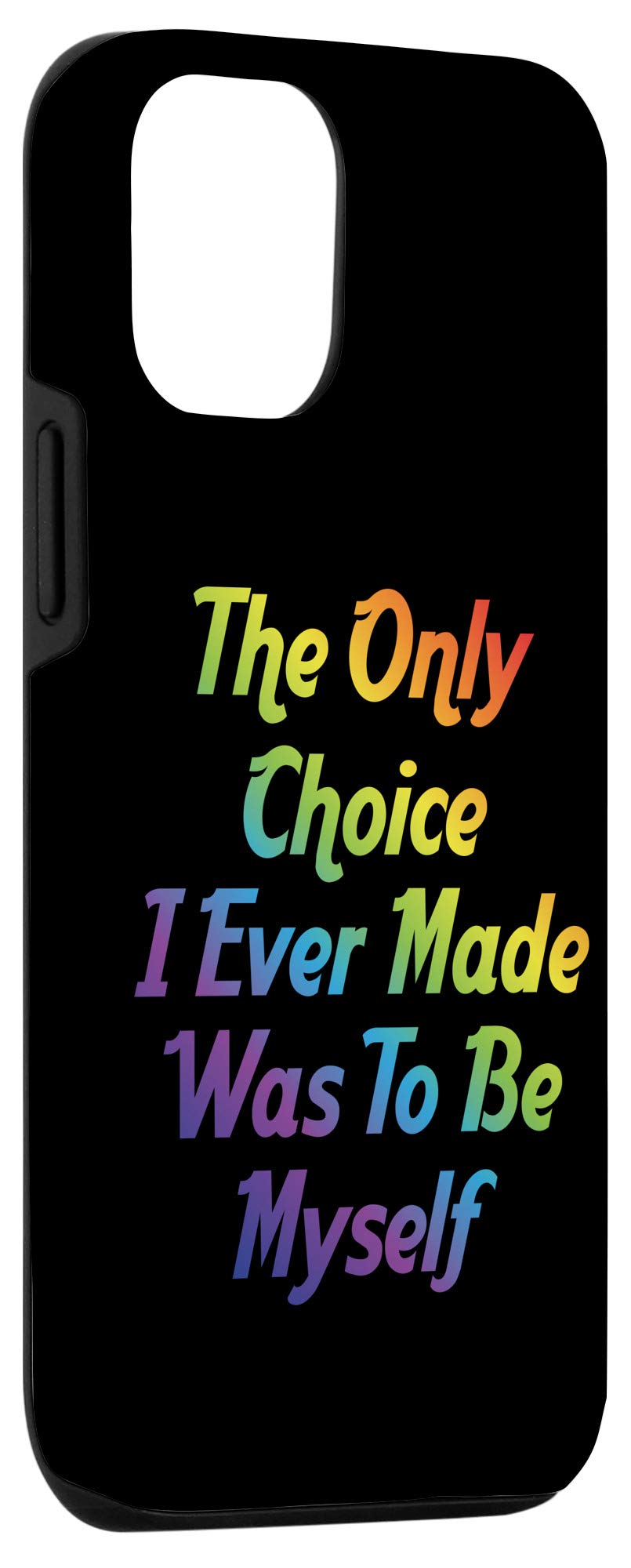 iPhone 12/12 Pro LGBT Rainbow Pride Case - Gay Lesbian Bisexual Transgender Phone Cover - Show Your Pride at Parades, Festivals & LGBTQ+ Events