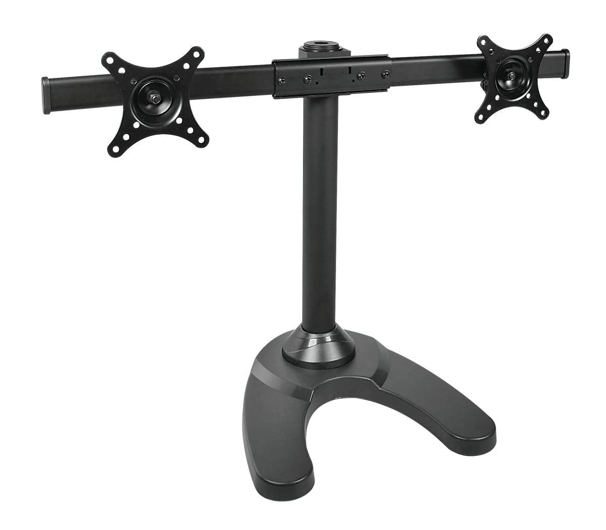 SIIG Dual Monitor Stand for 13-27 Inch Screens - Adjustable Side by Side Desk Mount with Clamp, VESA Compatible - Perfect for Home Office, Gaming Setup & Workspace Organization