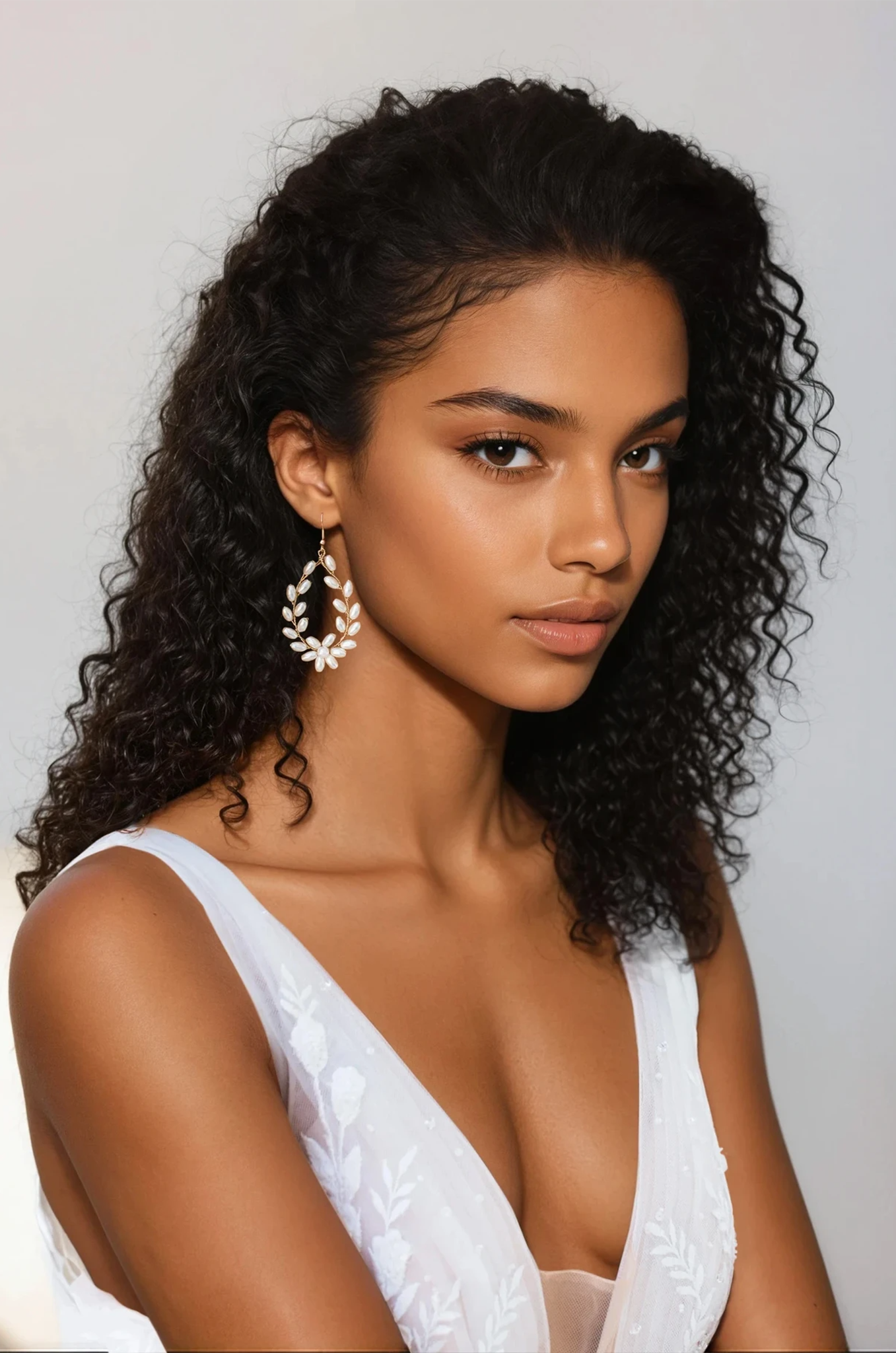 Elegant ESTELLE EARRINGS - Dainty Gold Hoop Earrings for Women, Trendy Minimalist Jewelry Gift for Her | Perfect for Date Night, Office Wear & Special Occasions