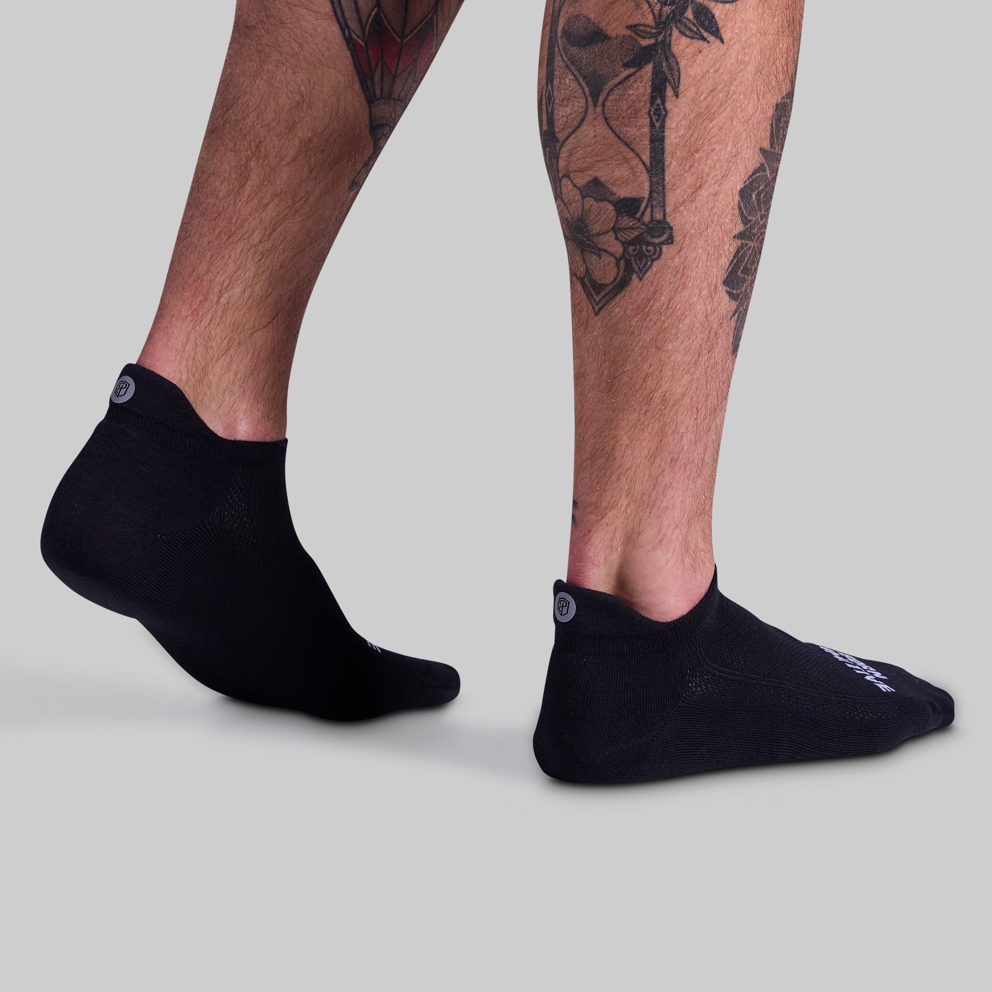 High-Performance Ankle Socks 3-Pack - Breathable Athletic Socks for Running, Gym & Sports (Black) - Stay Comfortable During Workouts & Daily Wear