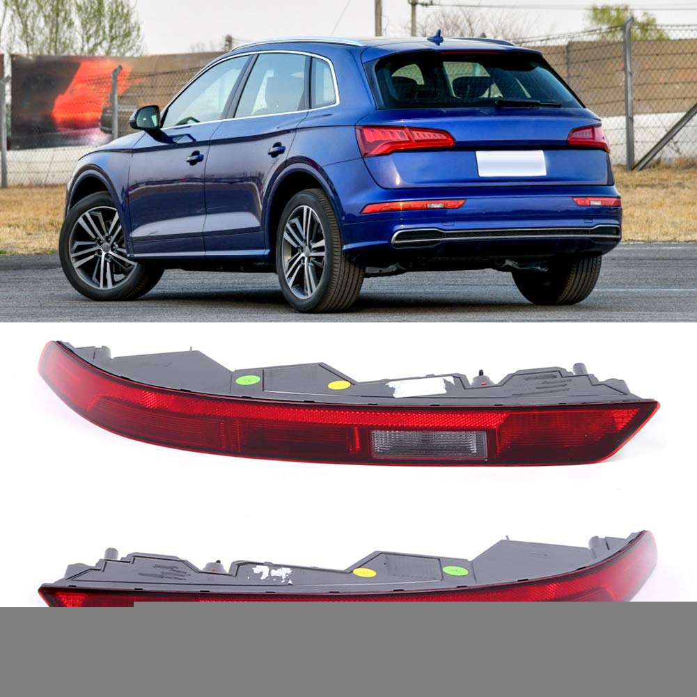 OEM Rear Bumper Reflector Lights Tail Lamp Assembly for Audi Q5 2018-2019 & SQ5 2018-2019 - 80A-945-070-A/80A-945-069-A - Perfect for Night Driving Safety & Customization