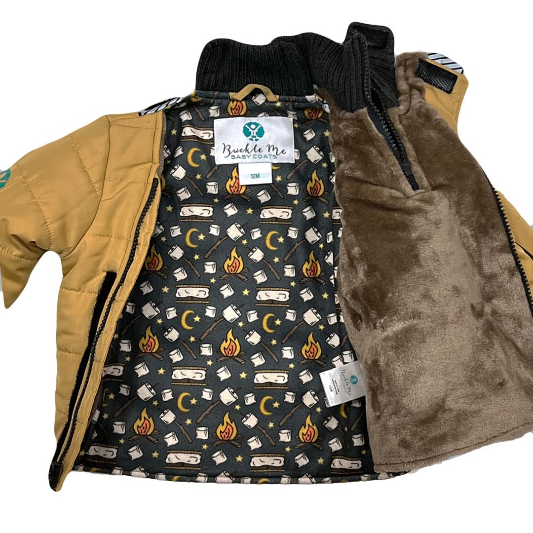 Buckle Me Baby Winter Coat – Warmest Car Seat Jacket for Boys & Girls (6 Months-6 Years) | Shark Tank Featured | Safe & Cozy for Winter Travel, School, and Outdoor Adventures
