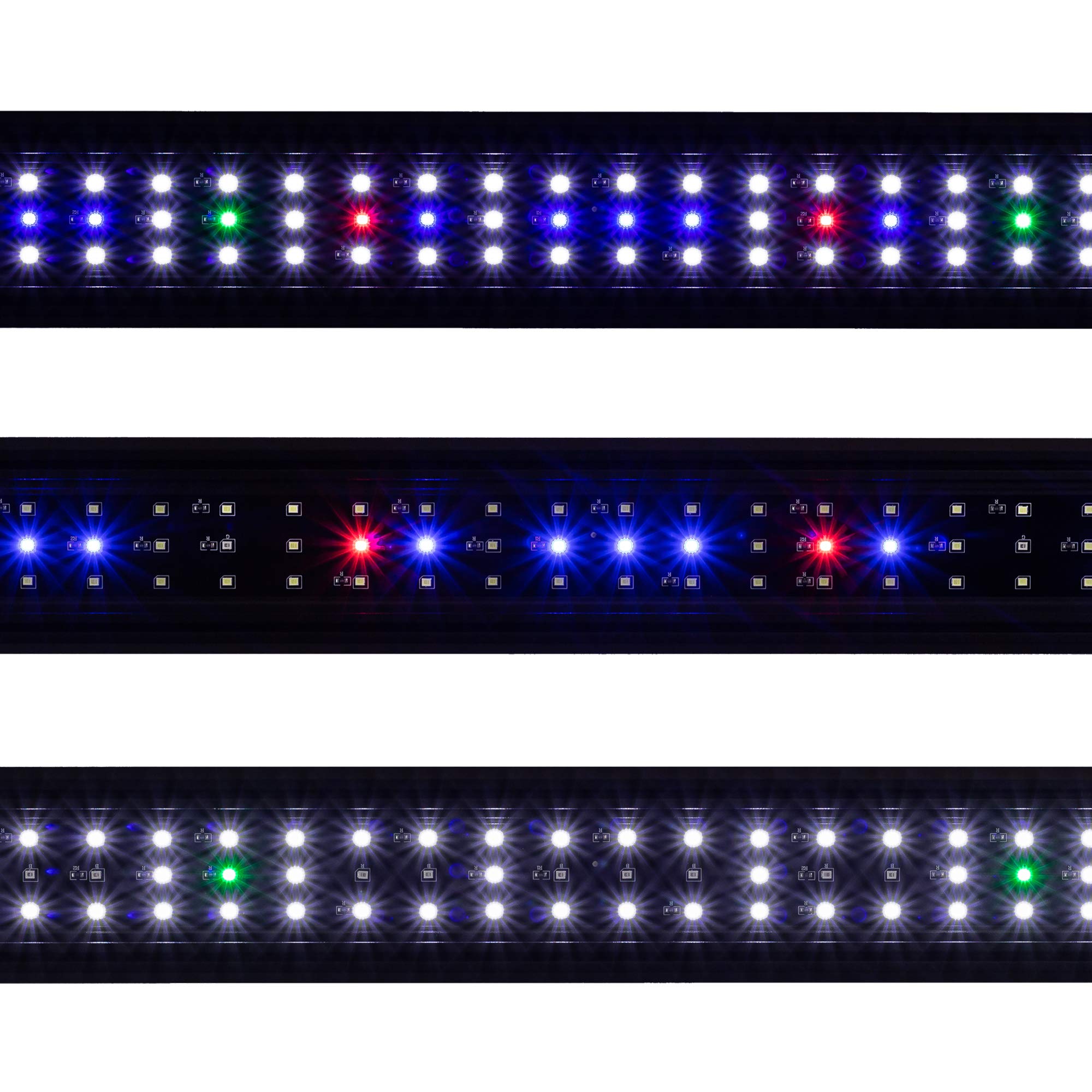 Vivio Full Spectrum LED Aquarium Light with Timer & Adjustable Dimmer for Freshwater Fish Tanks - 12