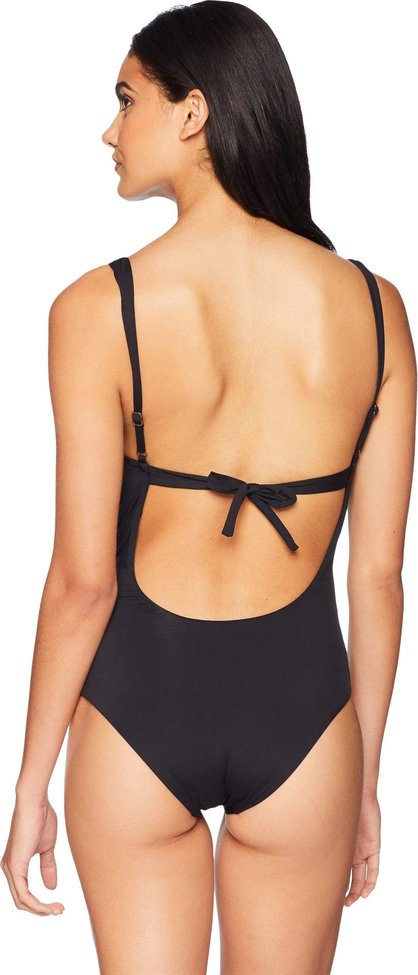 Rebecca Virtue Women's Origami Cutout One Piece Swimsuit - Sexy Black Bathing Suit for Beach, Pool & Summer Vacations