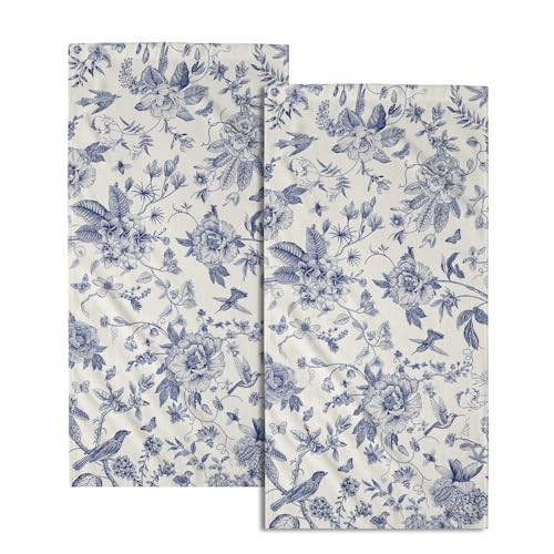 Blue Chinoiserie Flower