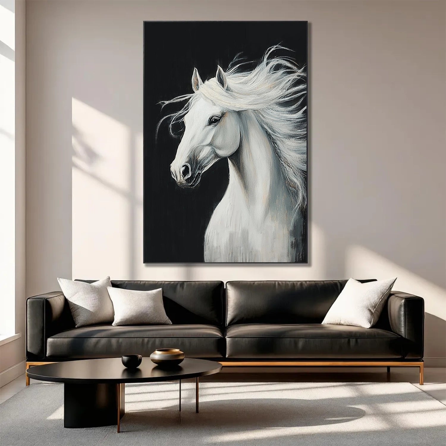 Animal Art Painting #AP105 - Handmade Wildlife Canvas Wall Decor for Living Room, Bedroom & Office