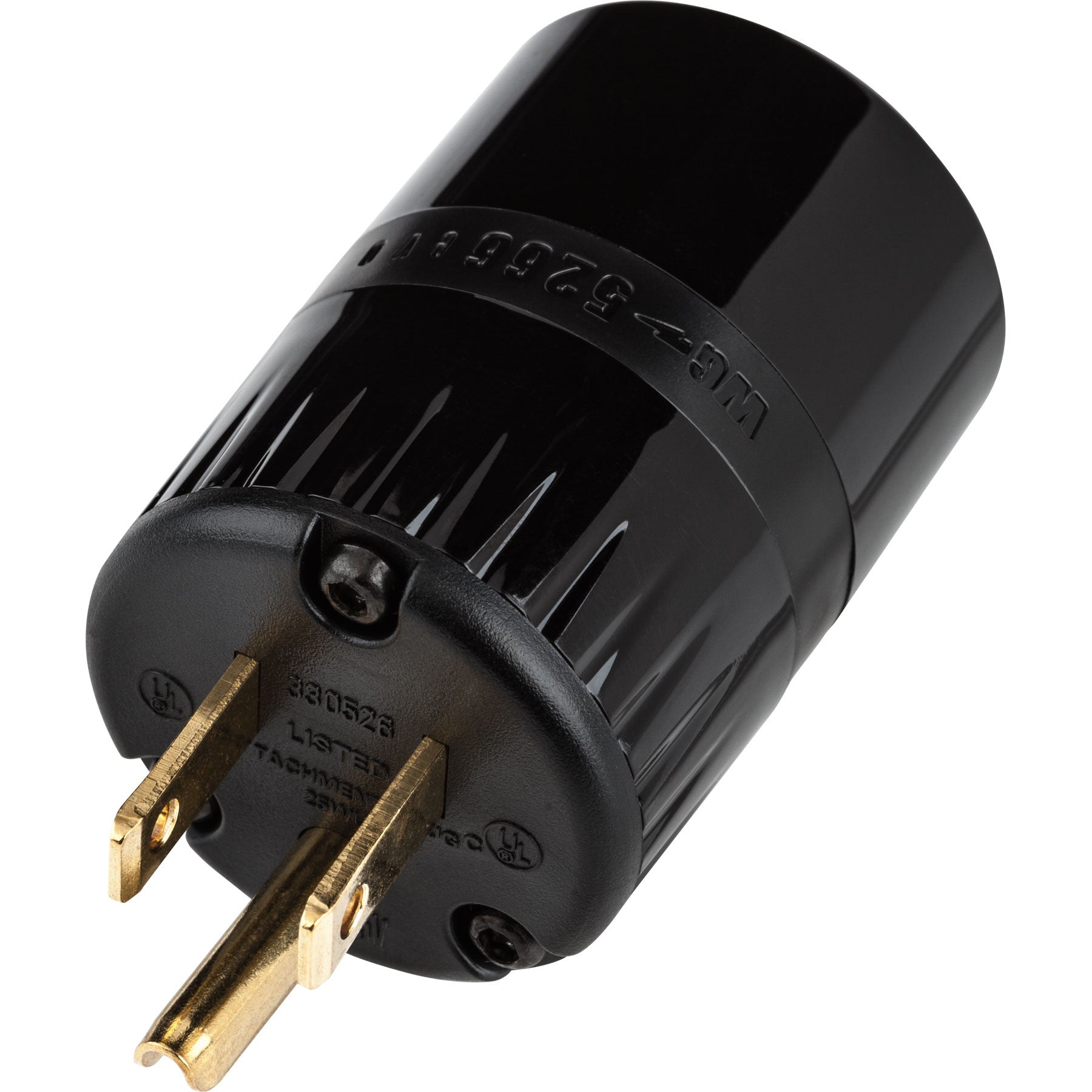 Wattgate 5266 EVO Black Standard Wall AC Power Connector - High-Quality Electrical Outlet for Home & Office - Perfect for Audio Equipment, Computers & Home Theater Setup