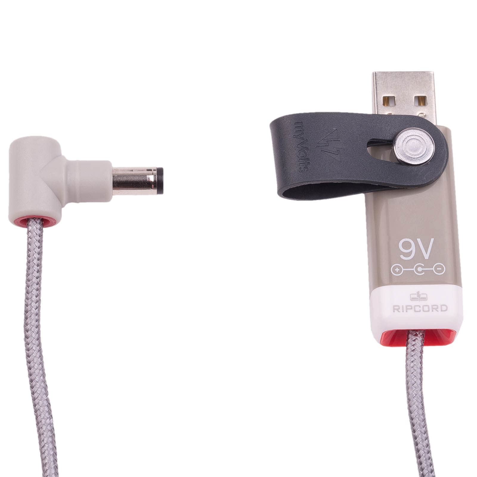 myVolts Ripcord USB to 9V DC Power Cable - Compatible with Synthstrom Audible Deluge Synthesizer | Portable Power Solution for Music Production & Live Performances