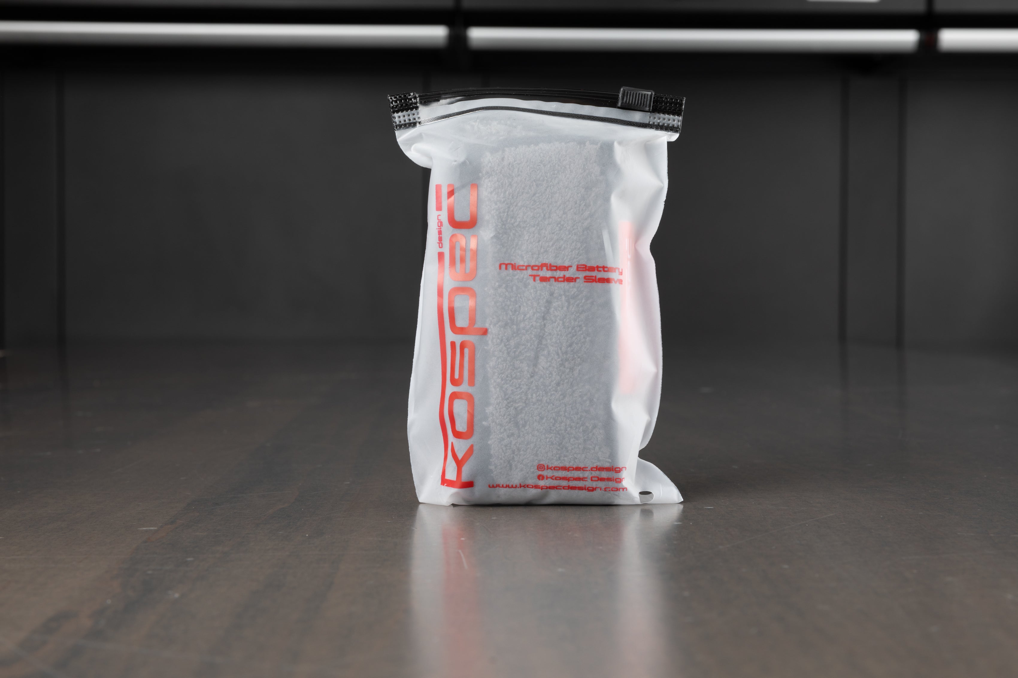 Kospec Premium Microfiber Battery Tender Sleeve - Universal Fit for Motorcycle & ATV Battery Protection - Ideal for Winter Storage & Vehicle Maintenance