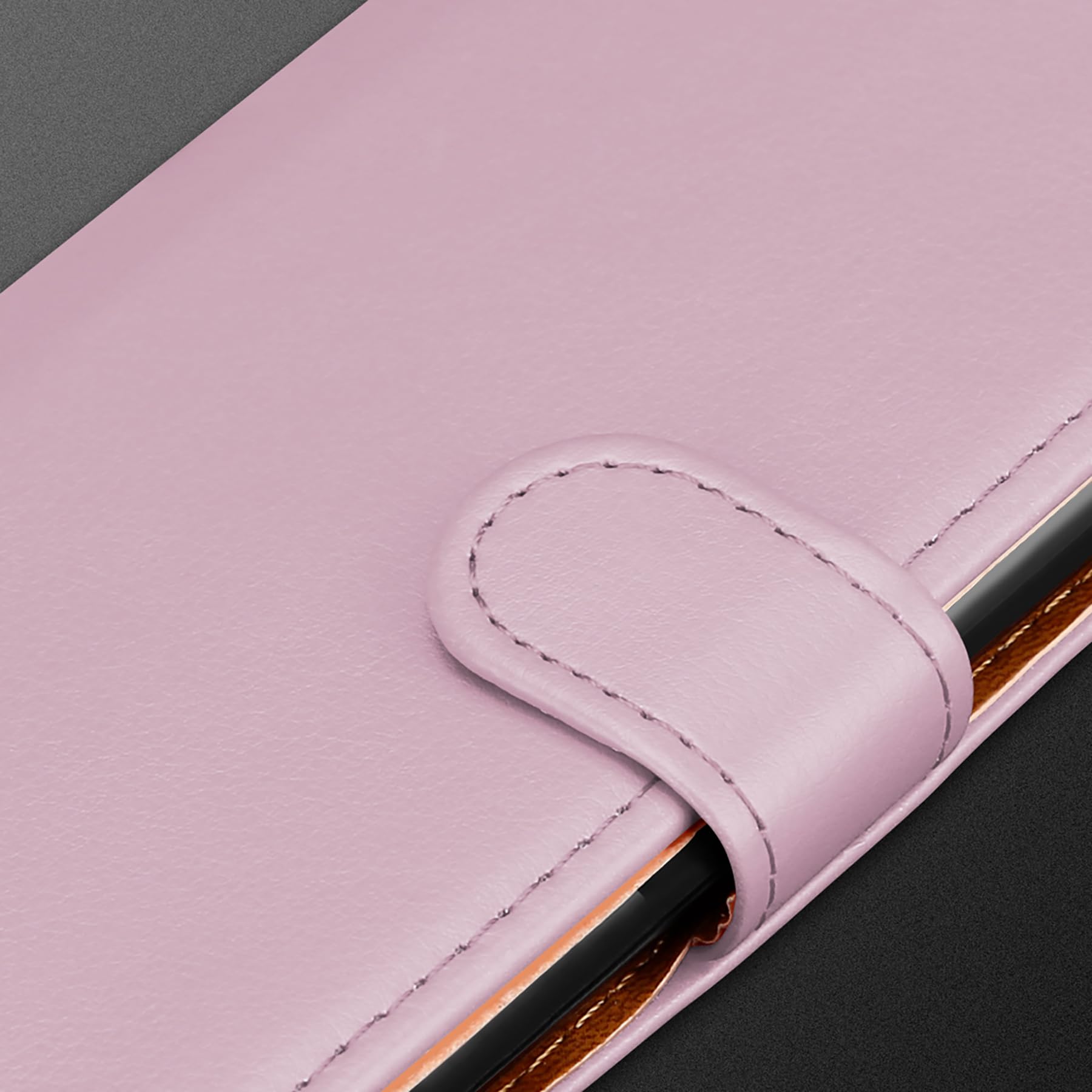 Premium Leather Magnetic Flip Cover Case for iPhone 15 Pro with 2x Screen Protectors, Card Holder & Kickstand - Full Protection Rose Gold Phone Cover | Perfect for Work, Travel & Everyday Use