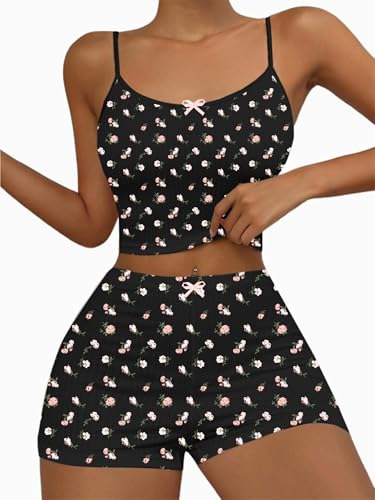 Black Pink Floral