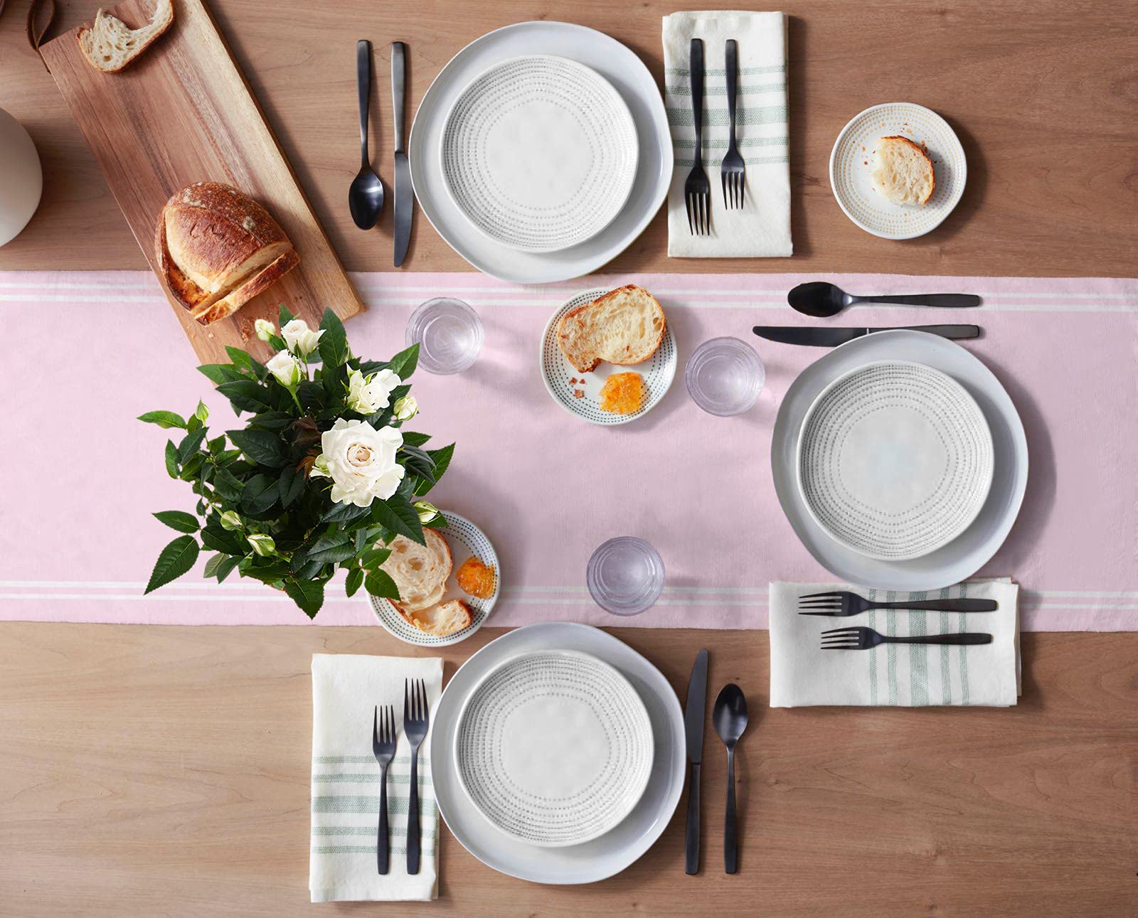 Farmhouse Burlap Table Runner 13