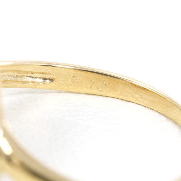 18K Yellow Gold Diamond Ring for Women - Elegant Solitaire Engagement & Wedding Band - Perfect for Proposals, Anniversaries, and Special Occasions