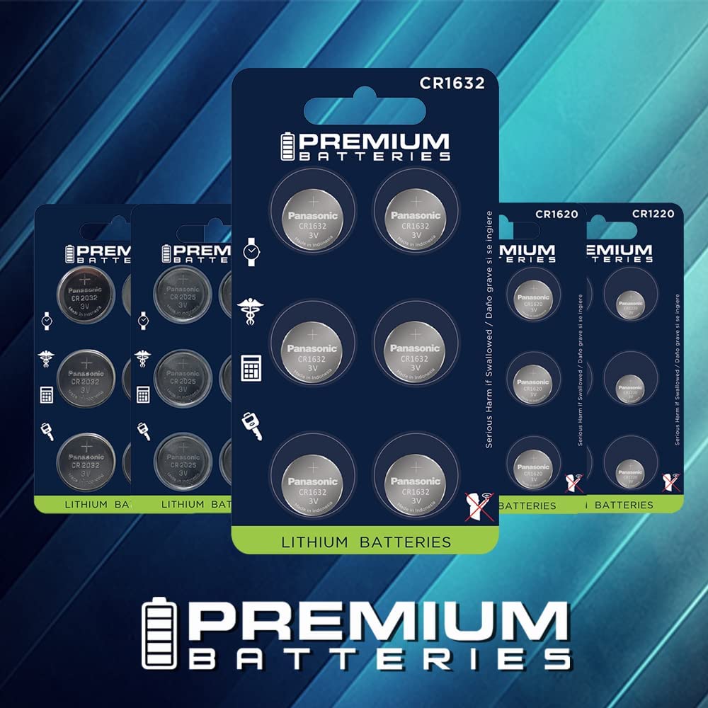Premium CR1220 3V Lithium Coin Cell Battery - High Capacity Japanese Engineered (6 Pack) - Perfect for Watches, Calculators & Small Electronics