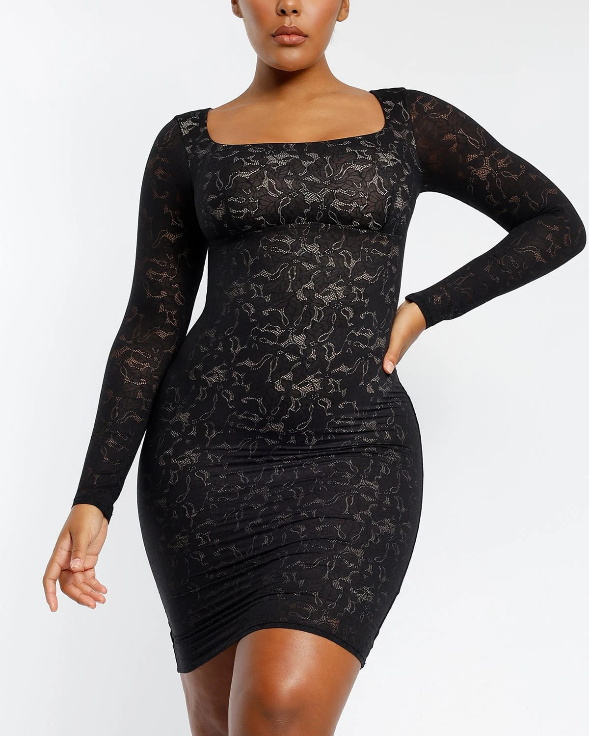 Elegant Lace Floral Midi Dress for Women - Perfect for Weddings, Parties & Special Occasions