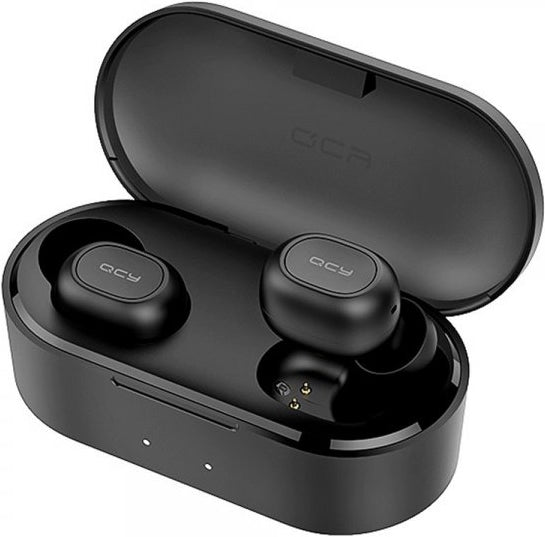 Wireless Bluetooth Earbuds with Charging Case - Black | Noise Cancelling, Stereo Sound, Long Battery Life for Running, Gym, Workout & Travel