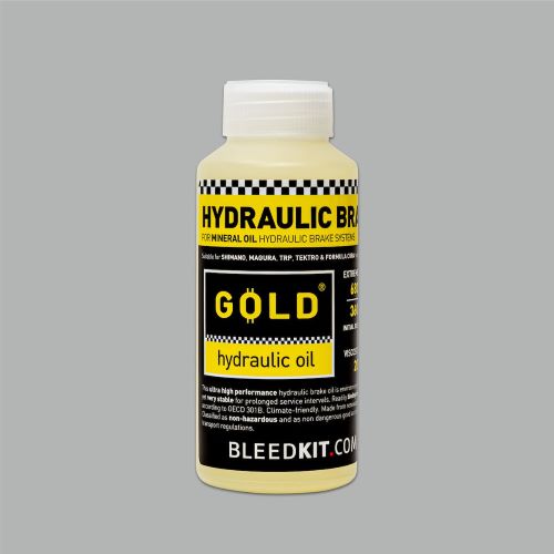 Premium Gold Hydraulic Oil - 500ml High-Performance Bleed Kit Fluid for Motorcycles, Bikes & Automotive Brake Systems - Ideal for Smooth Braking & Maintenance